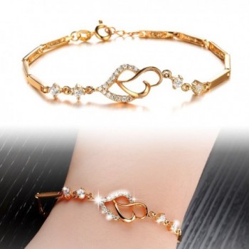 Jewelry18k Plated Elegant Bracelet Wedding in Women's Link Bracelets