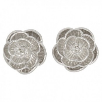 Sterling Silver Blooming Flower Earrings