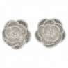 Sterling Silver Blooming Flower Earrings