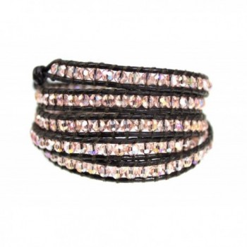 Monaco Iridescent Pink Sparkling Bracelet