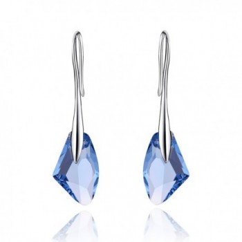 Blue Earrings Jewelry for Women-Women's Purple Swarovski Earrings - 1-Blue - CL17YL0LUR0