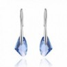 Blue Earrings Jewelry for Women-Women's Purple Swarovski Earrings - 1-Blue - CL17YL0LUR0