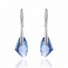 Blue Earrings Jewelry for Women-Women's Purple Swarovski Earrings - 1-Blue - CL17YL0LUR0
