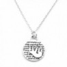 Kevin N Anna Sloth (Perseverance quote) Sterling Silver Small Pendant Necklace- 18" - CV126XZVPEH
