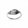 Sterling Silver Angel Wing Ring