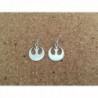 Star Wars Silvertone Dangle Earrings
