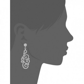 Wedding Crystal Rhinestone Vintage Earrings
