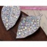 Alilang Silvery Boreale Rhinestone Earrings in Women's Stud Earrings