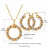 U7 Pendant Necklace Earrings Jewelry in Women's Jewelry Sets