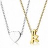 LOYALLOOK Stainless Necklace Alphabet extender - C8187IHZY3X