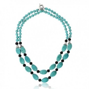 Stunning Simulated Turquoise Necklace Earrings in Women's Jewelry Sets