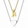 LOYALLOOK Stainless Necklace Alphabet extender