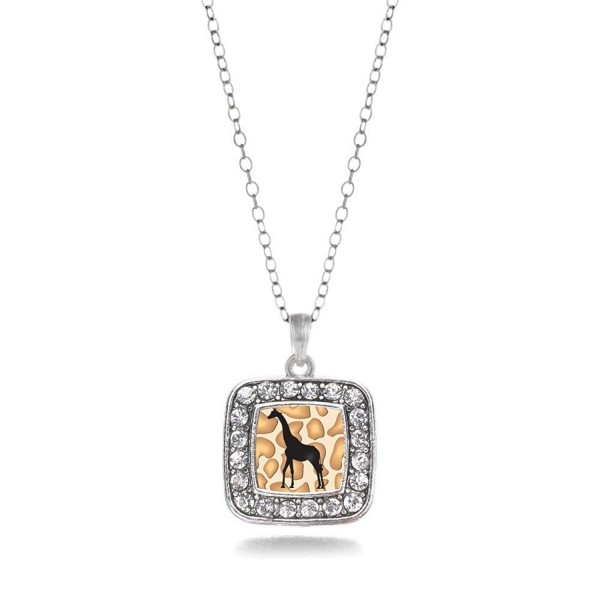 Giraffe Silhouette Charm Necklace - CV11V7TZBAX