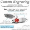 MyIDDr Pre Engraved Customized Diabetic Bracelet