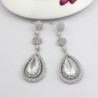 SELOVO Zirconia Pretty Dangle Earrings in Women's Drop & Dangle Earrings