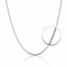 925 Sterling Silver Chain Necklace Lightweight Diamond Cut Link Necklace Curb Chain Necklaces 18" - Silver 3 - C012O16Y3DR