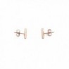 Midi Plated Rounded Earrings HONEYCAT