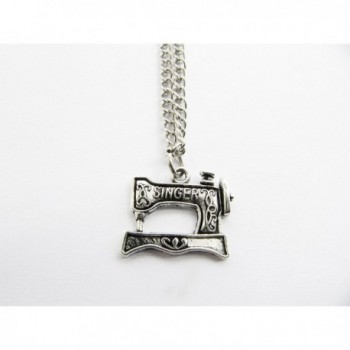 Ancient Machine Necklace Seamstress Pendant in Women's Lockets