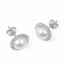 Sterling Simulated Zirconia Elegant Earrings in Women's Stud Earrings