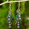 NOVICA Labradorite Sterling Earrings Brilliant in Women's Drop & Dangle Earrings