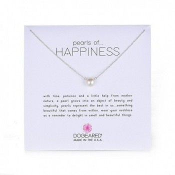 Dogeared Jewels & Gifts Pearls of Happiness Freshwater Pearl (8mm) Necklace - white - C6114O28Y37