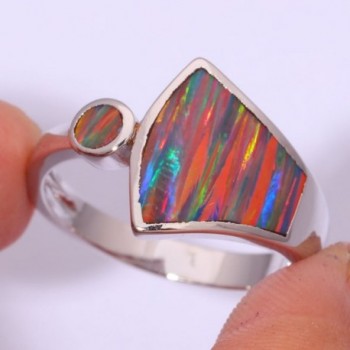 CiNily Silver Orange Jewelry Gemstone