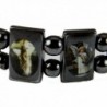 4030165 Saints Hematite Bracelet Stretch in Women's Stretch Bracelets