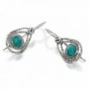 Teardrop Sterling Earrings Turquoise Jewelry in Women's Drop & Dangle Earrings