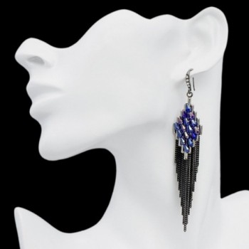 Gorgeous Crystal Bohemian Earrings Wedding in Women's Drop & Dangle Earrings