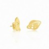 Silver Earrings Stainless Jewelry Spaceship - gold plated - CH12NH73WVY
