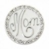 Interchangeable Snap Jewelry Enamel Mom - Mother Snap Rhinestone by My Gifts - CJ17AZ9RZR9