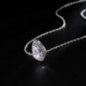 Odette Micro Pave Pear Shaped Solitaire Necklace