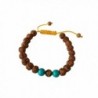 Tibetan Rudraksha Bracelet Turquoise Spacers