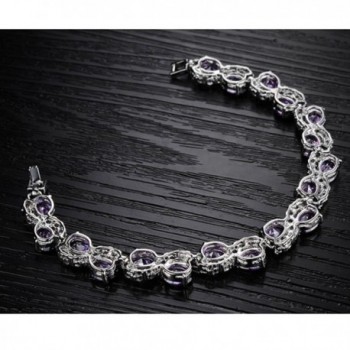 Jade Angel Platinum Zirconia Bracelet in Women's Tennis Bracelets