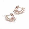 Wistic Sterling Silver Earrings Crystal Ear Cuff Earrings Ear Jacket for Women Girls - CV1270V7803