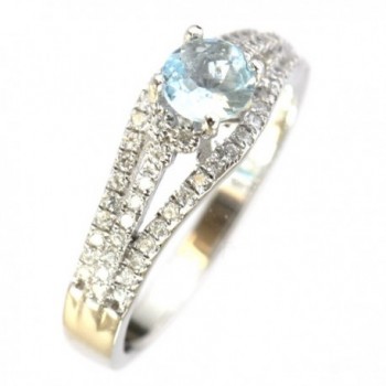 Sterling Wrapped Natural Aquamarine Engagement