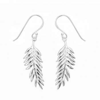 Boma Sterling Silver Fern Earrings