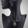 Sterling Silver Mandala Pendant Necklace in Women's Pendants