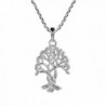 Intertwined Tree Of Life Branches Binding Root .925 Sterling Silver Necklaces - CV126ZHRMTF