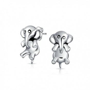 Bling Jewelry Elephant earrings Sterling in Women's Stud Earrings