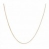 Children's .8mm Thin Box Chain Italian 12" Necklace Available in 18K Gold Plated or Solid Sterling Silver - C3180K8MI49