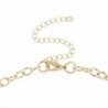 Lux Accessories Faceted Statement Necklace in Women's Collar Necklaces