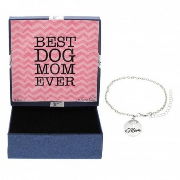 Best Dog Mom Ever Dog Lover Gifts Bracelet Paw Mom Jewelry Bracelet Jewelry Gift for Dog Lover - CX12NDUH8V9