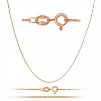 Plated Sterling Silver Sturdy Necklace in Women's Chain Necklaces