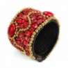 Tribal Cotton Reconstructed Coral Bracelet in Women's Cuff Bracelets