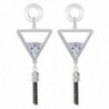 Feramox Tassel Earrings Metal Tassels Drop Dangle Earrings for Women - Triangle - C7184RMI587