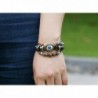 Vintage Charm Beads Leather Bracelet in Women's Wrap Bracelets