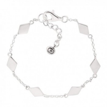 Silpada 'Dainty Geo' Sterling Silver Bracelet- 7+1" - CB12N7ZO09I