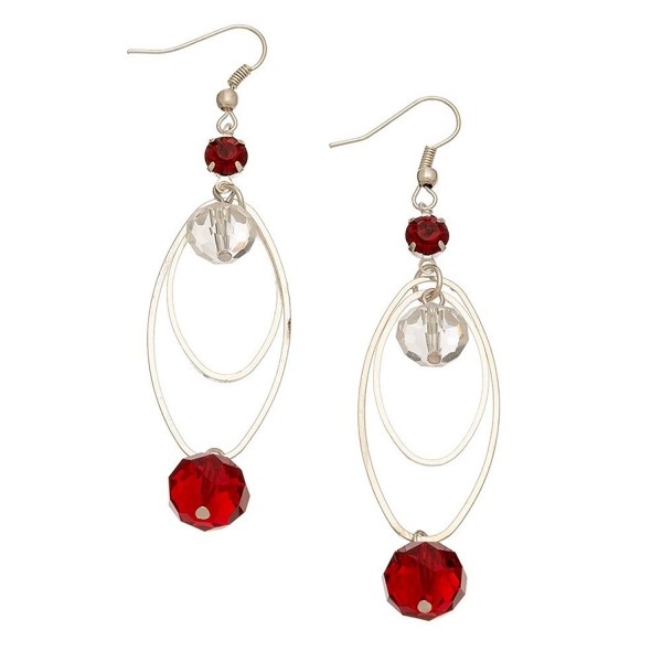 Christmas Facet Bead Pierced Earrings - CN11MFONPUN