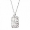 Silpada 'Creative Spark' Sterling Silver and Cubic Zirconia Necklace- 16+2" Extender - C712O1078MV